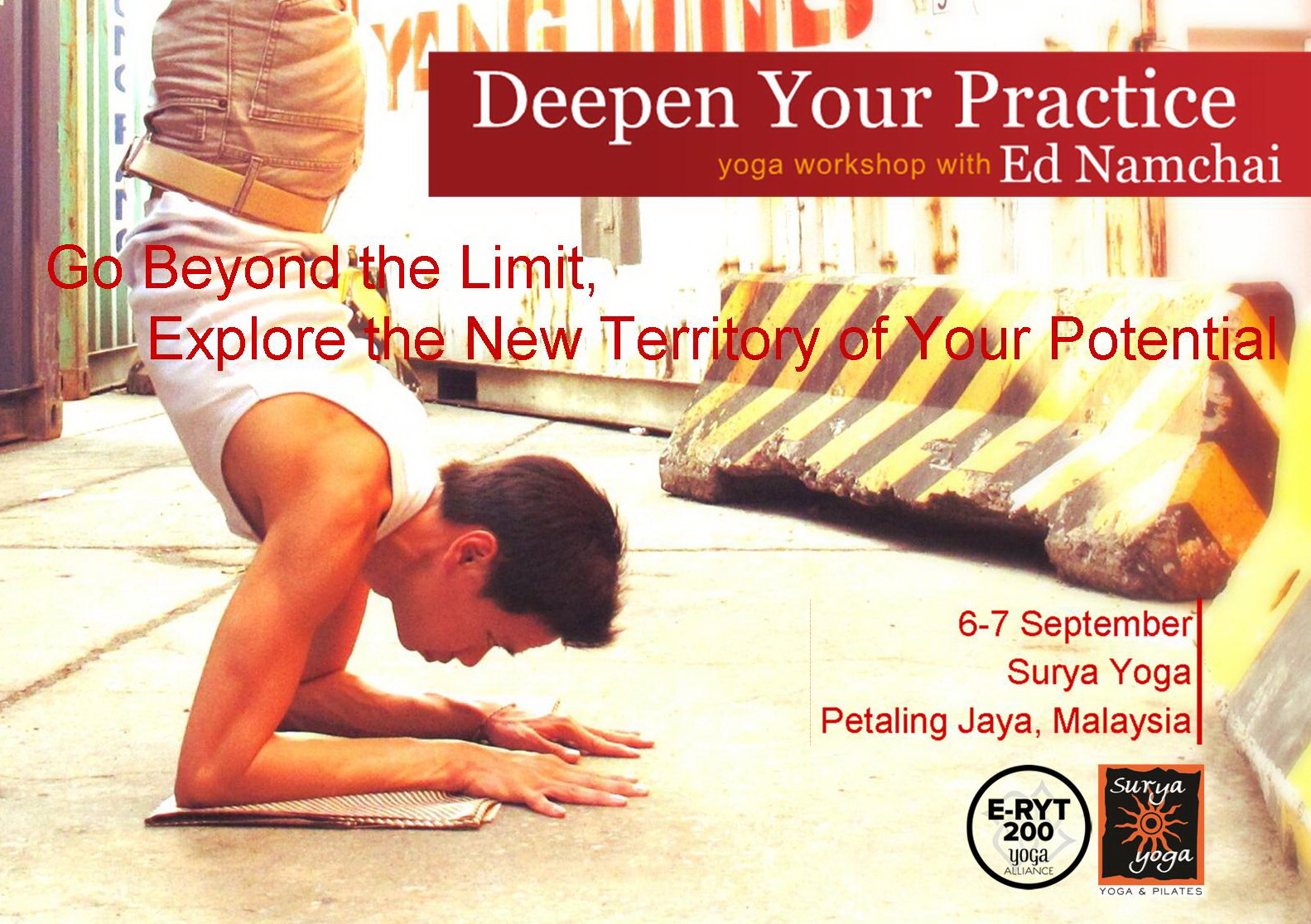 Deepen Your Practice Yoga Workshop with Ed Namchai in Petaling Jaya, Malaysia