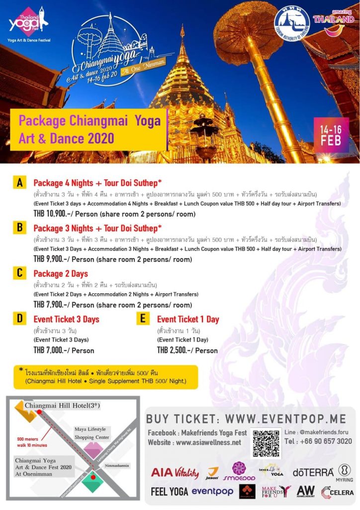 Chiang Mai Yoga, Art & Dance 2020